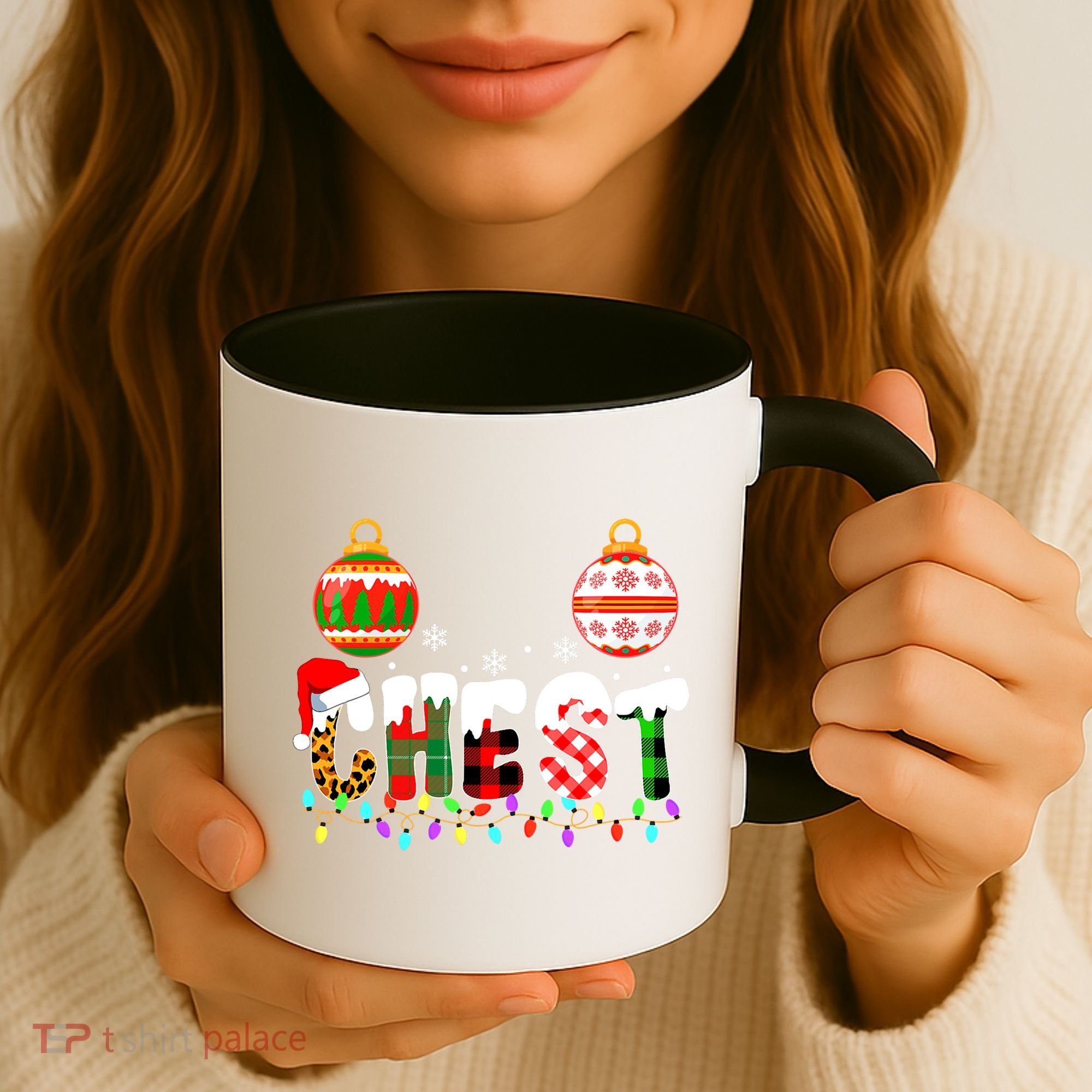 Funny Chest Nuts Couples Christmas Chestnuts Adult Matching Gift Coffee Mug