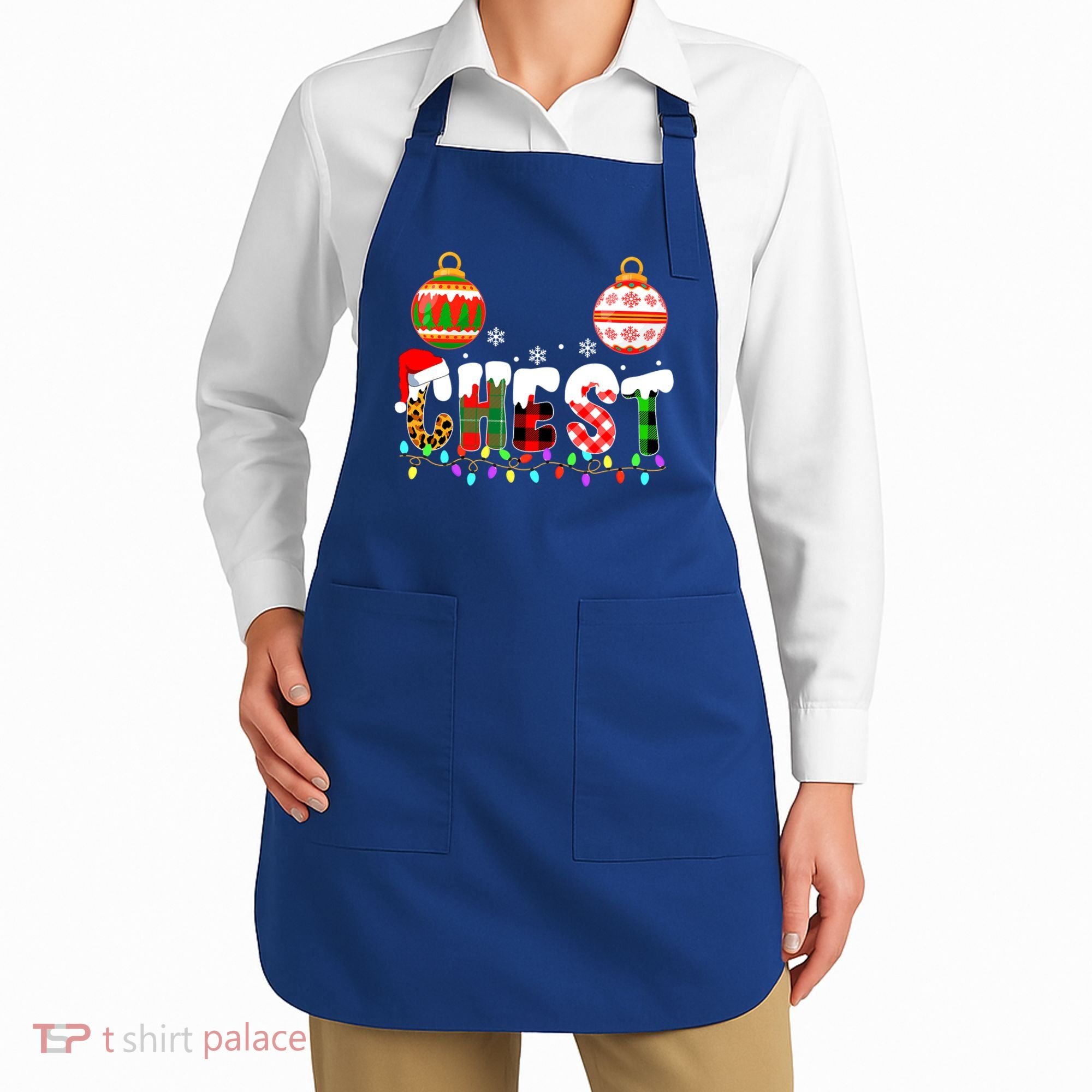 Funny Chest Nuts Couples Christmas Chestnuts Adult Matching Gift Apron