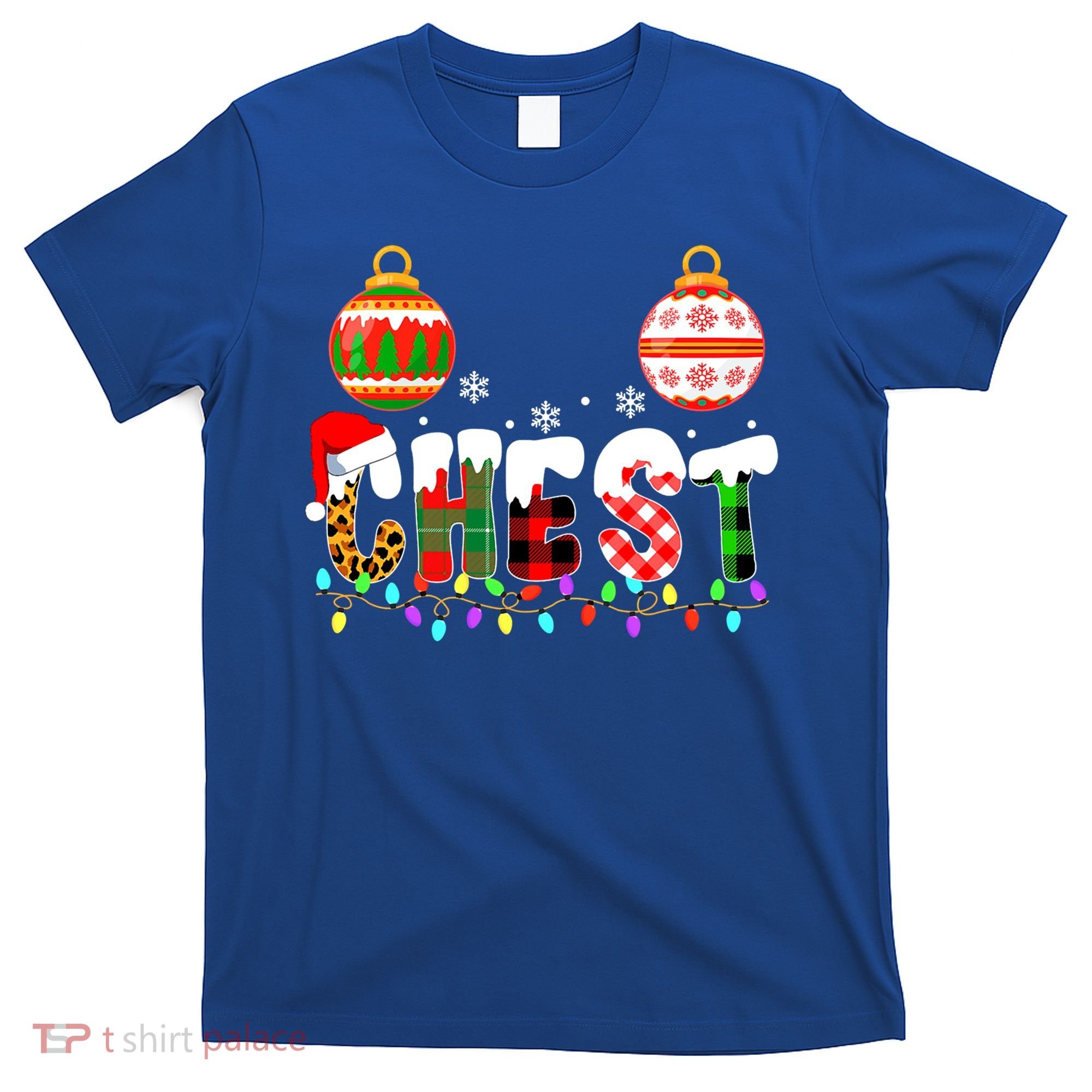 Funny Chest Nuts Couples Christmas Chestnuts Adult Matching Gift T-Shirt