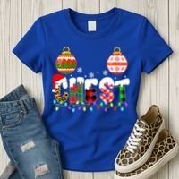 Funny Chest Nuts Couples Christmas Chestnuts Adult Matching Gift Women's T-Shirt thumb 3
