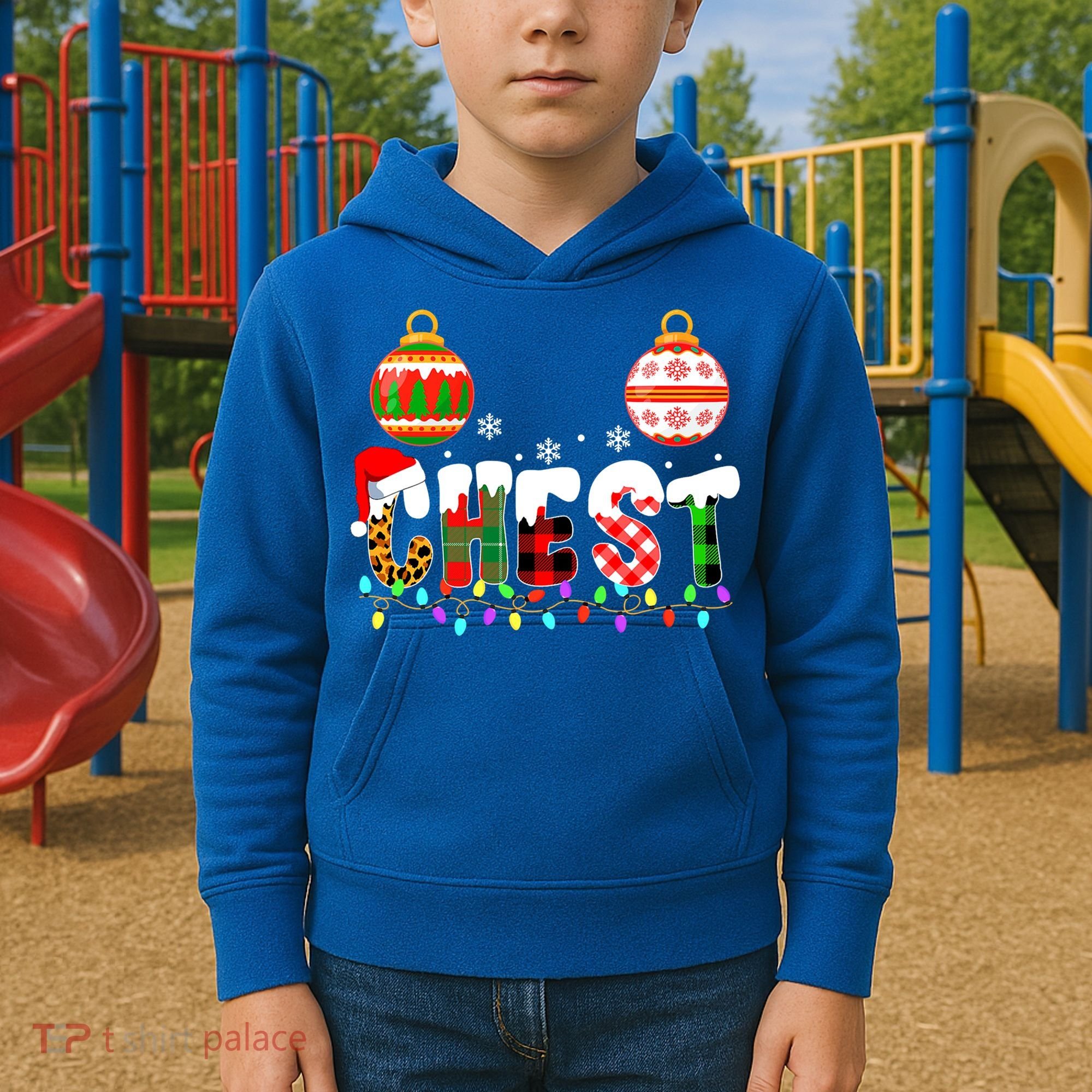 Funny Chest Nuts Couples Christmas Chestnuts Adult Matching Gift Kids Hoodie