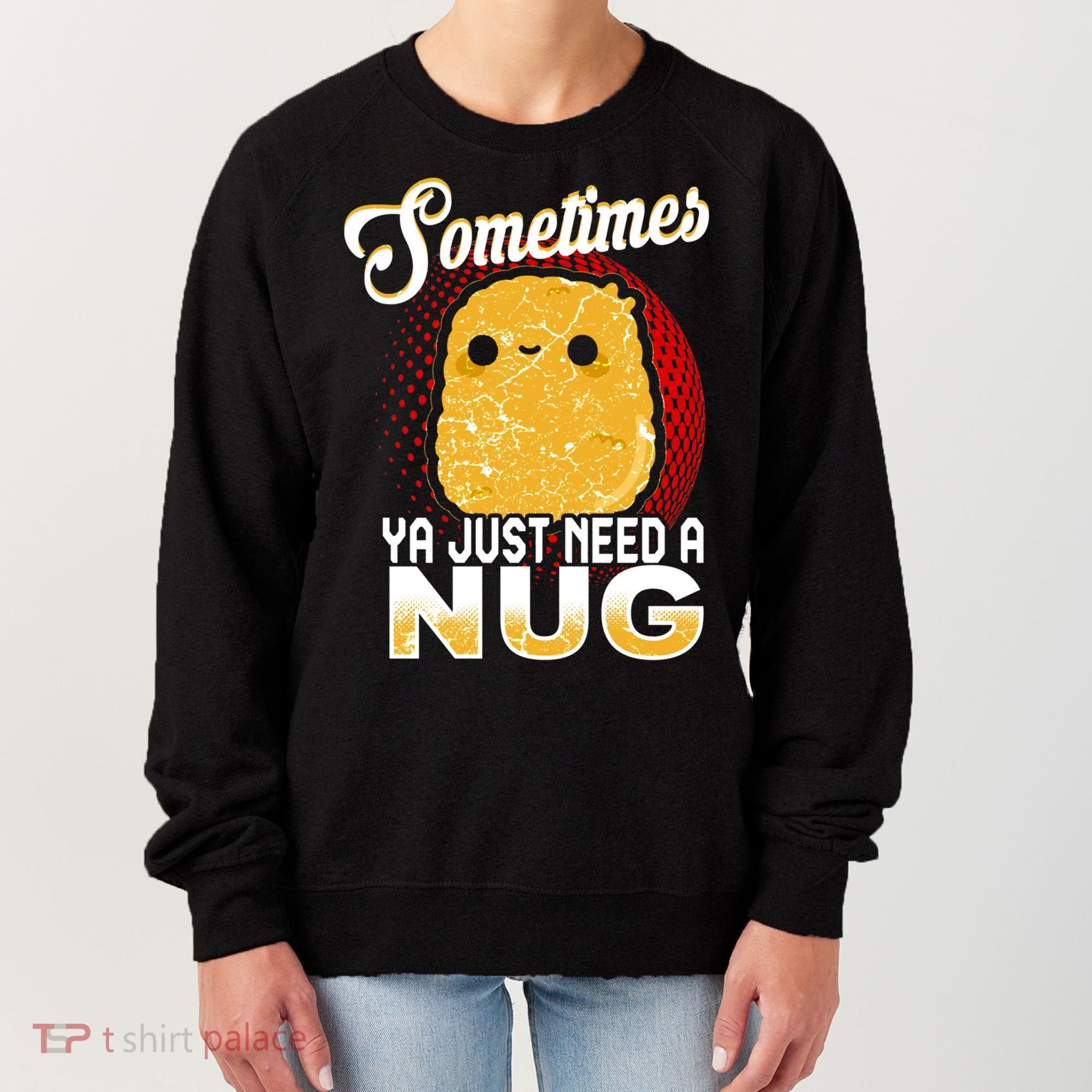 Funny Chicken Nugget Fast Food Cool Gift Women's Sweatshirt