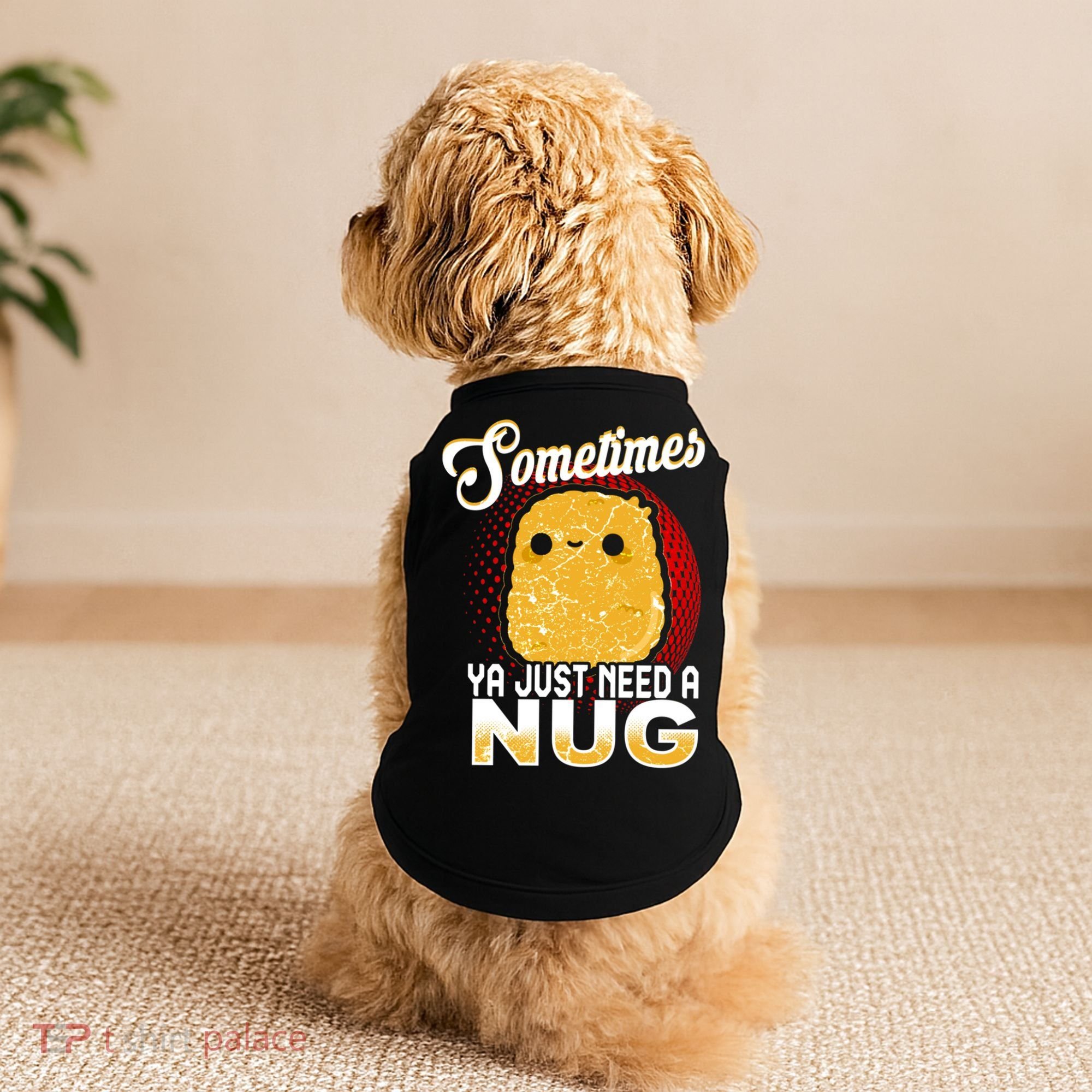 Funny Chicken Nugget Fast Food Cool Gift Doggie Tank
