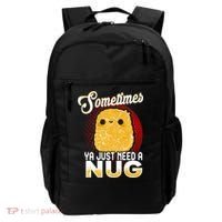 Funny Chicken Nugget Fast Food Cool Gift Backpack thumb 0