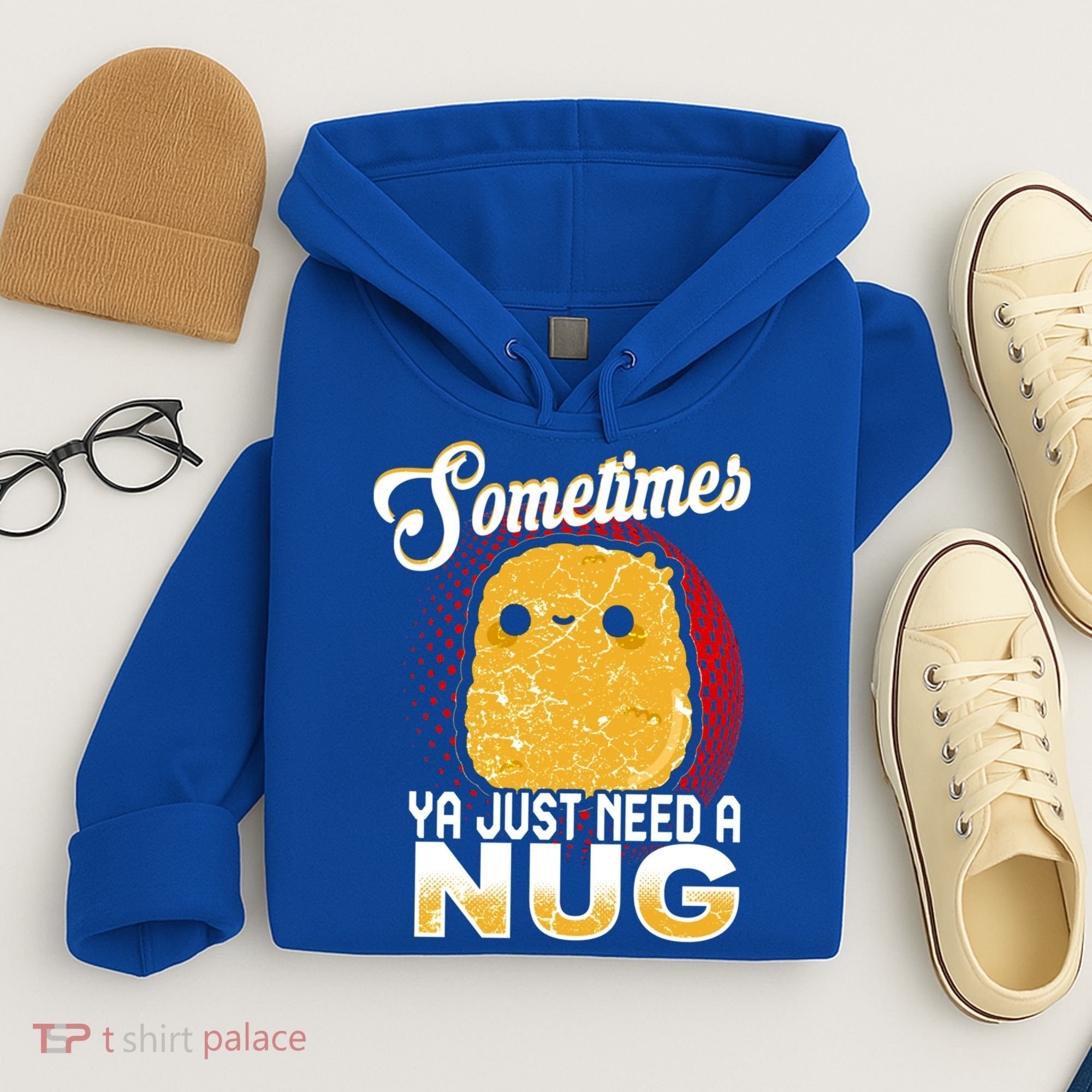 Funny Chicken Nugget Fast Food Cool Gift Hoodie