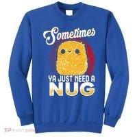 Funny Chicken Nugget Fast Food Cool Gift Sweatshirt thumb 0