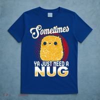Funny Chicken Nugget Fast Food Cool Gift T-Shirt thumb 5