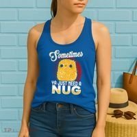 Funny Chicken Nugget Fast Food Cool Gift Women's Tank Top thumb 2