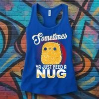 Funny Chicken Nugget Fast Food Cool Gift Women's Tank Top thumb 3