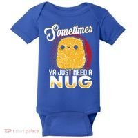 Funny Chicken Nugget Fast Food Cool Gift Baby Bodysuit thumb 0