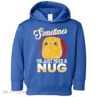 Funny Chicken Nugget Fast Food Cool Gift Toddler Hoodie thumb 0