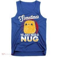 Funny Chicken Nugget Fast Food Cool Gift Tank Top thumb 0