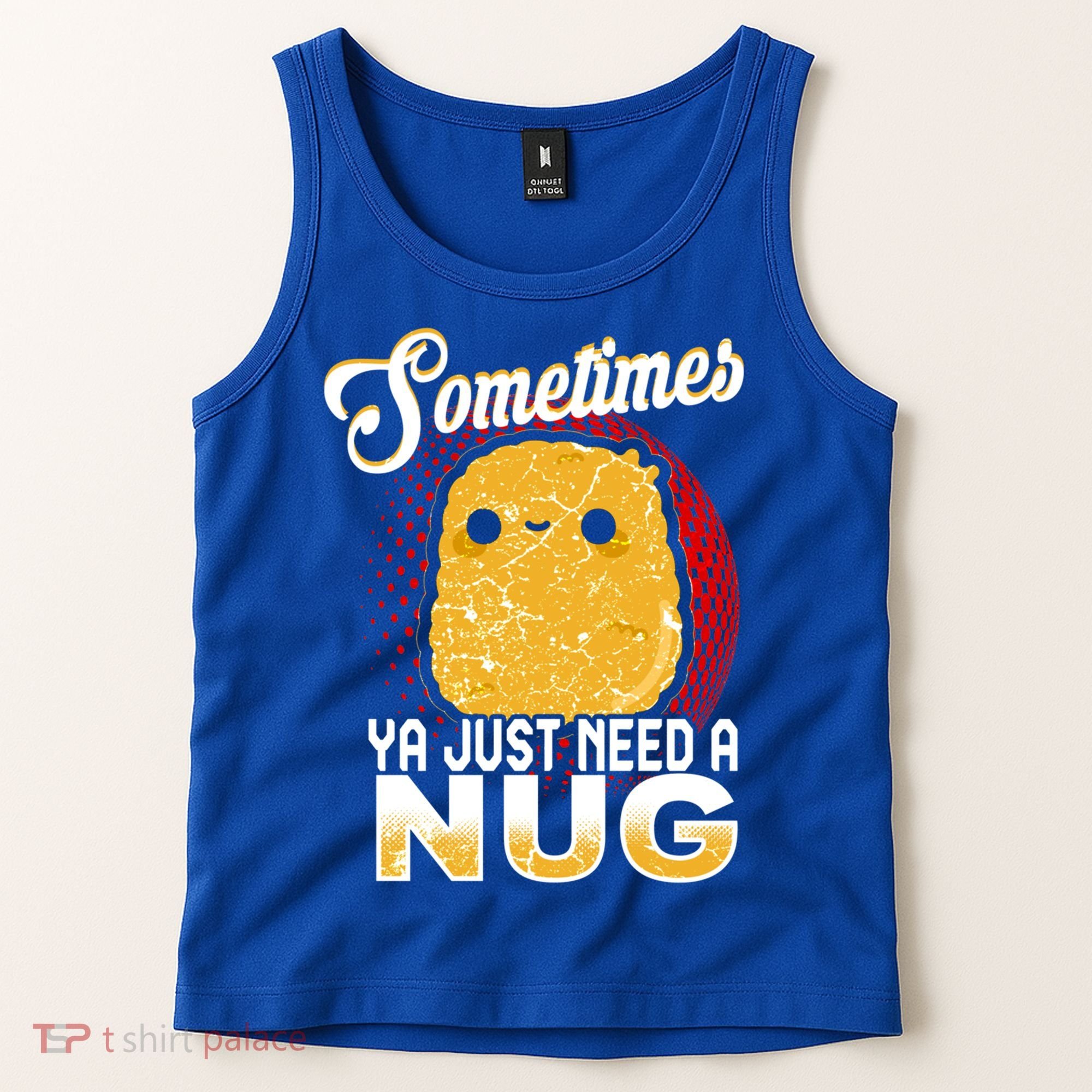 Funny Chicken Nugget Fast Food Cool Gift Tank Top