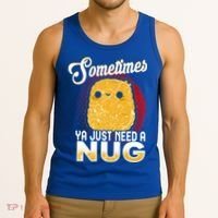 Funny Chicken Nugget Fast Food Cool Gift Tank Top thumb 3