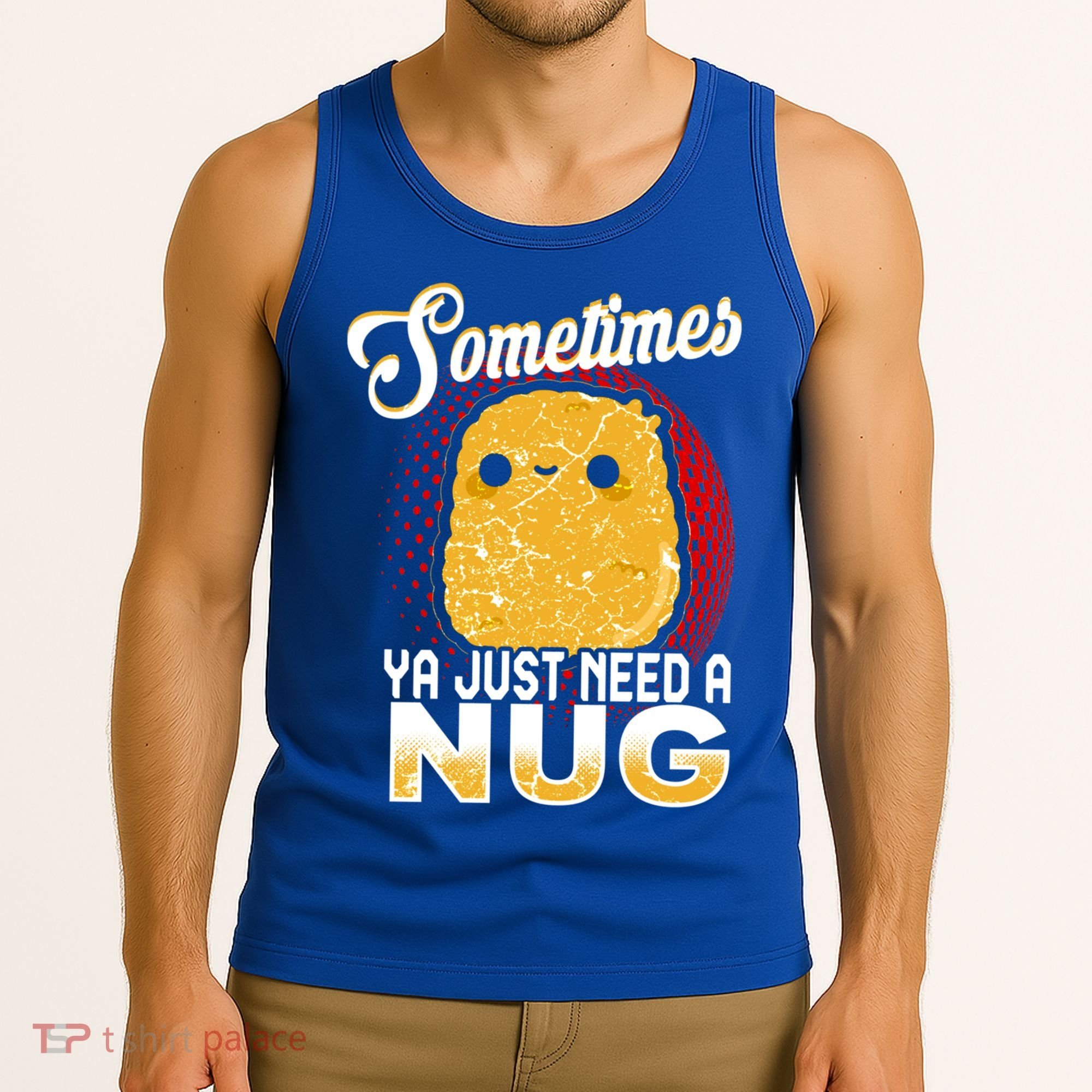 Funny Chicken Nugget Fast Food Cool Gift Tank Top
