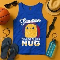 Funny Chicken Nugget Fast Food Cool Gift Tank Top thumb 4