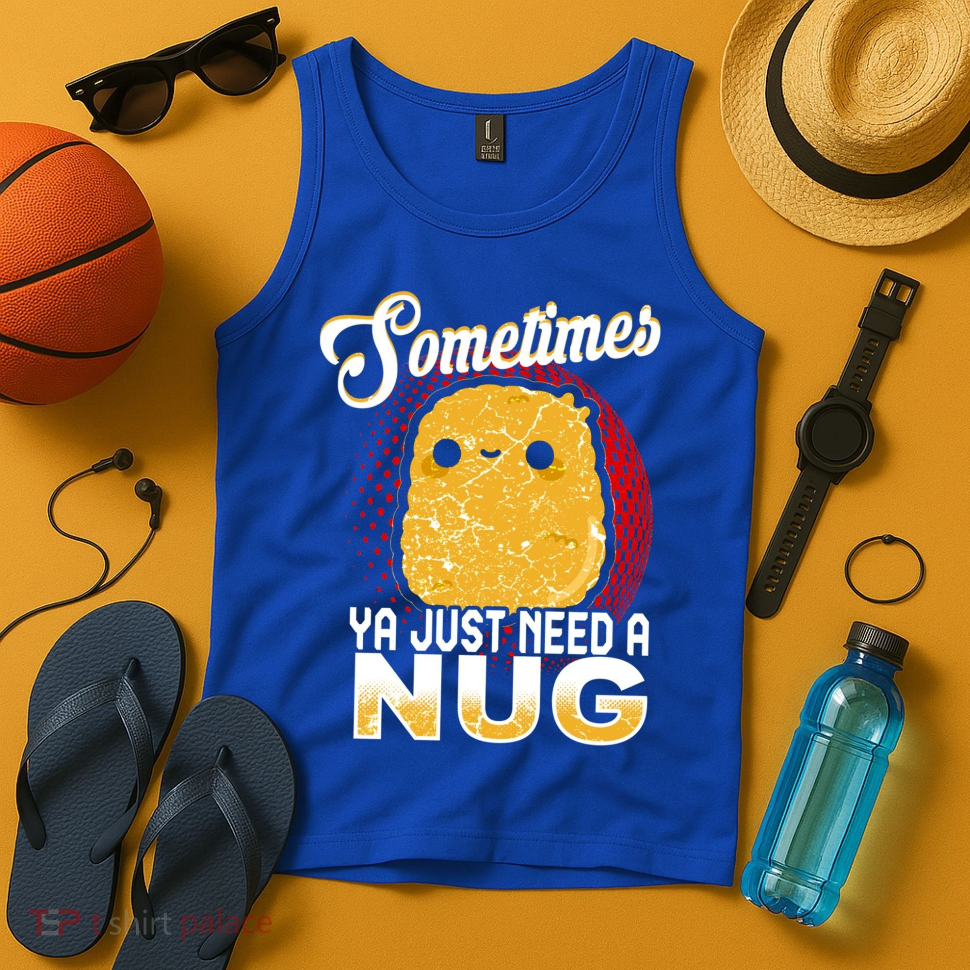 Funny Chicken Nugget Fast Food Cool Gift Tank Top