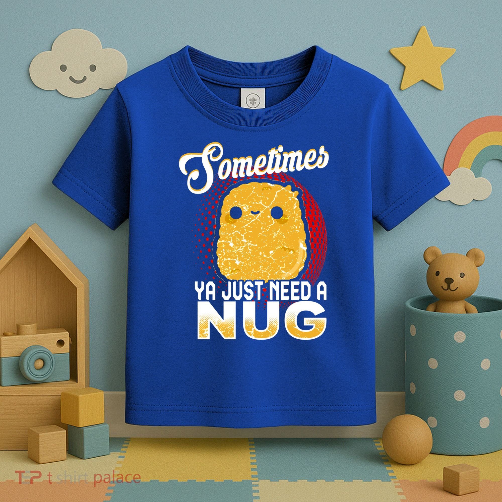 Funny Chicken Nugget Fast Food Cool Gift Toddler T-Shirt