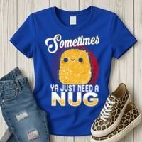 Funny Chicken Nugget Fast Food Cool Gift Women's T-Shirt thumb 3