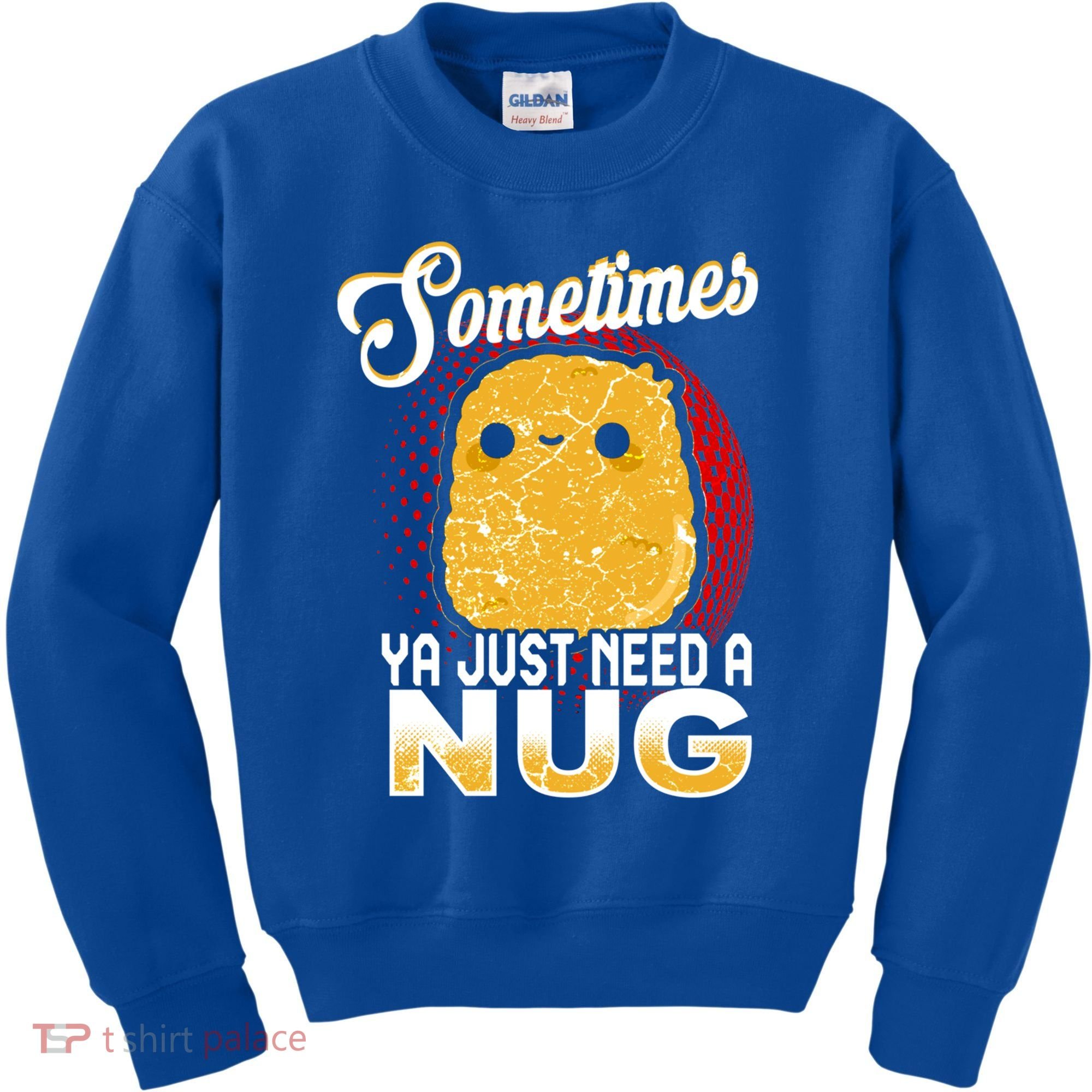 Funny Chicken Nugget Fast Food Cool Gift Kids Sweatshirt