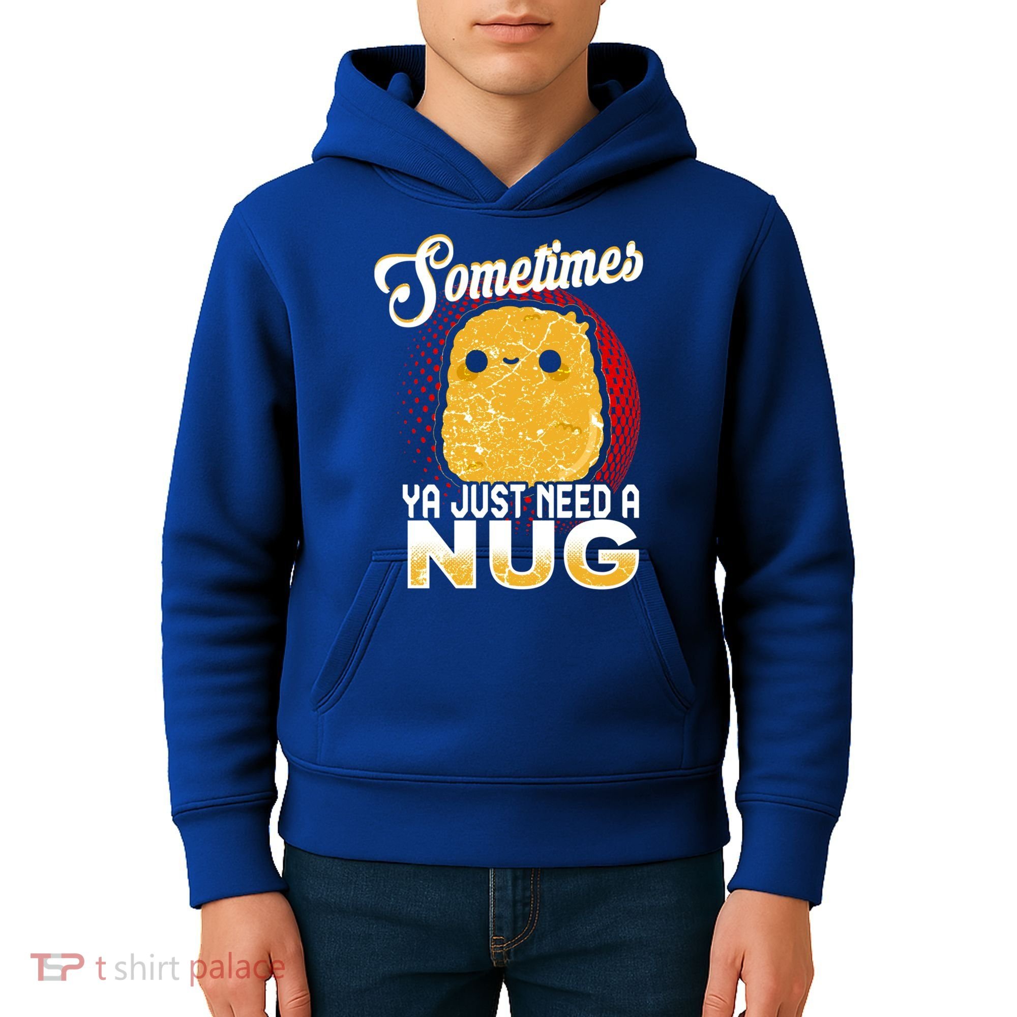 Funny Chicken Nugget Fast Food Cool Gift Kids Hoodie