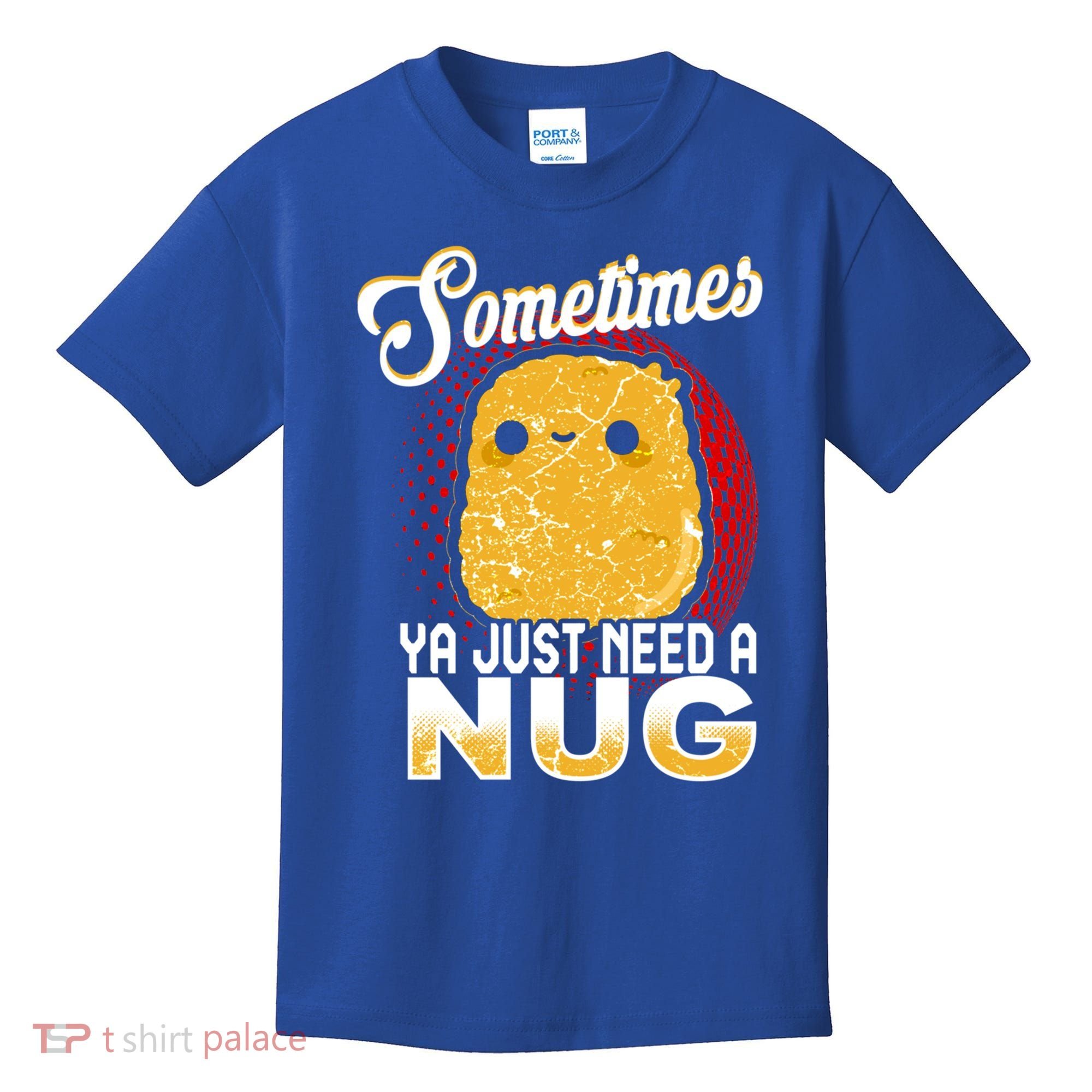 Funny Chicken Nugget Fast Food Cool Gift Kids T-Shirt