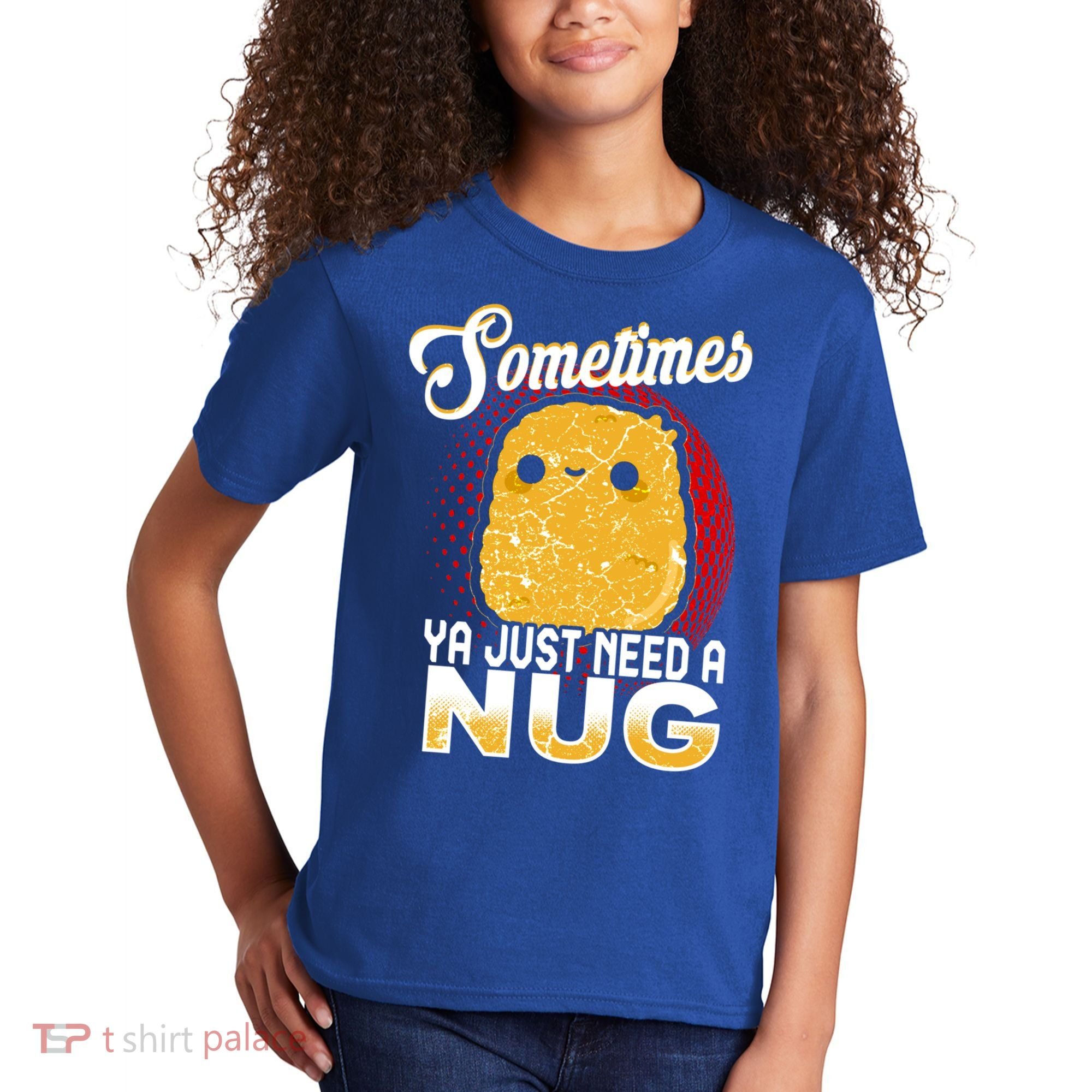 Funny Chicken Nugget Fast Food Cool Gift Kids T-Shirt