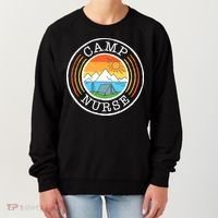 Funny Camp Nurses For Summer Camp Nurse Nursing Women's Sweatshirt thumb 0