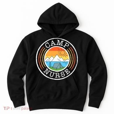 Funny Camp Nurses For Summer Camp Nurse Nursing Hoodie
