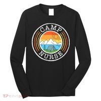 Funny Camp Nurses For Summer Camp Nurse Nursing Long Sleeve Shirt thumb 0