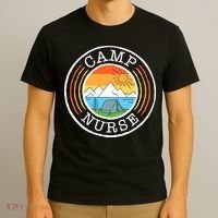 Funny Camp Nurses For Summer Camp Nurse Nursing T-Shirt thumb 3