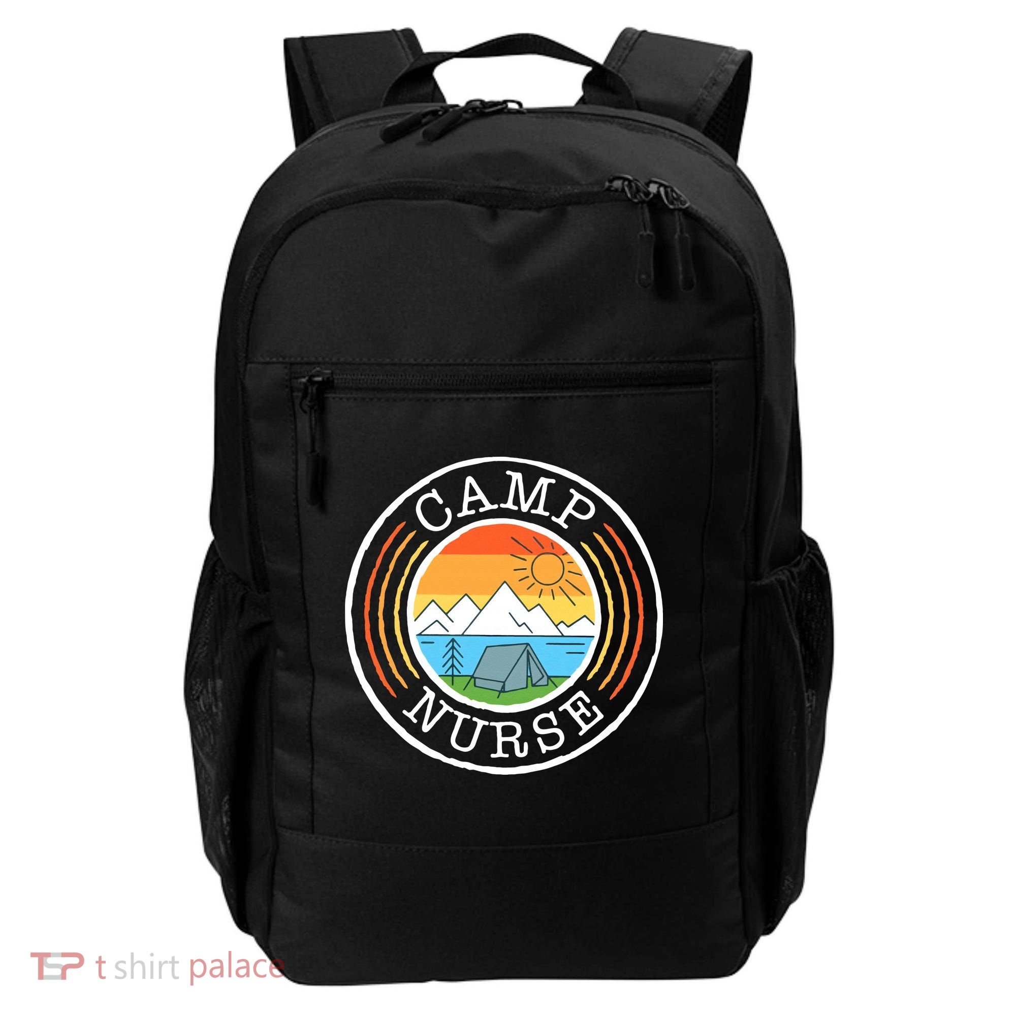 Funny Camp Nurses For Summer Camp Nurse Nursing Backpack