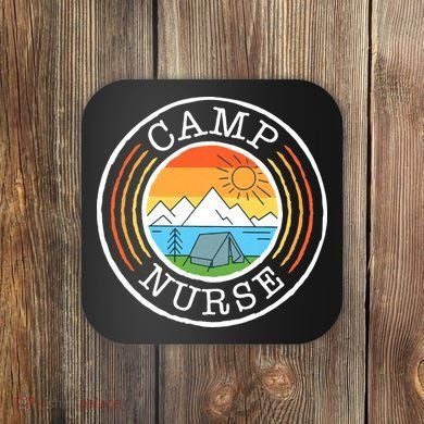Funny Camp Nurses For Summer Camp Nurse Nursing Coaster