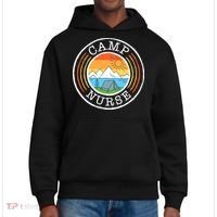 Funny Camp Nurses For Summer Camp Nurse Nursing District V.I.T. Heavyweight Hoodie thumb 0