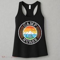 Funny Camp Nurses For Summer Camp Nurse Nursing Women's Tank Top thumb 3