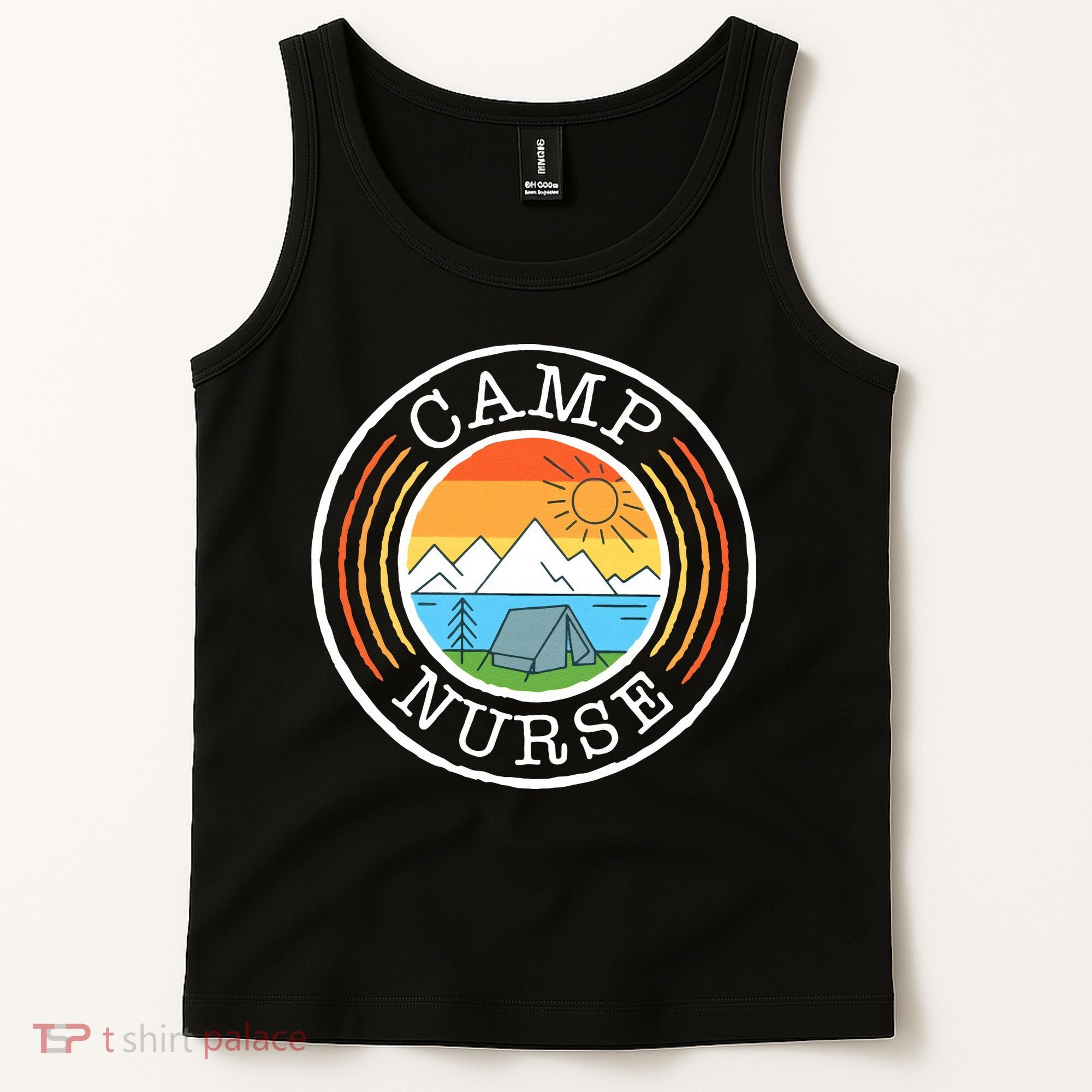 Funny Camp Nurses For Summer Camp Nurse Nursing Tank Top