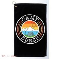 Funny Camp Nurses For Summer Camp Nurse Nursing Golf Towel thumb 0