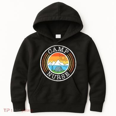 Funny Camp Nurses For Summer Camp Nurse Nursing Kids Hoodie