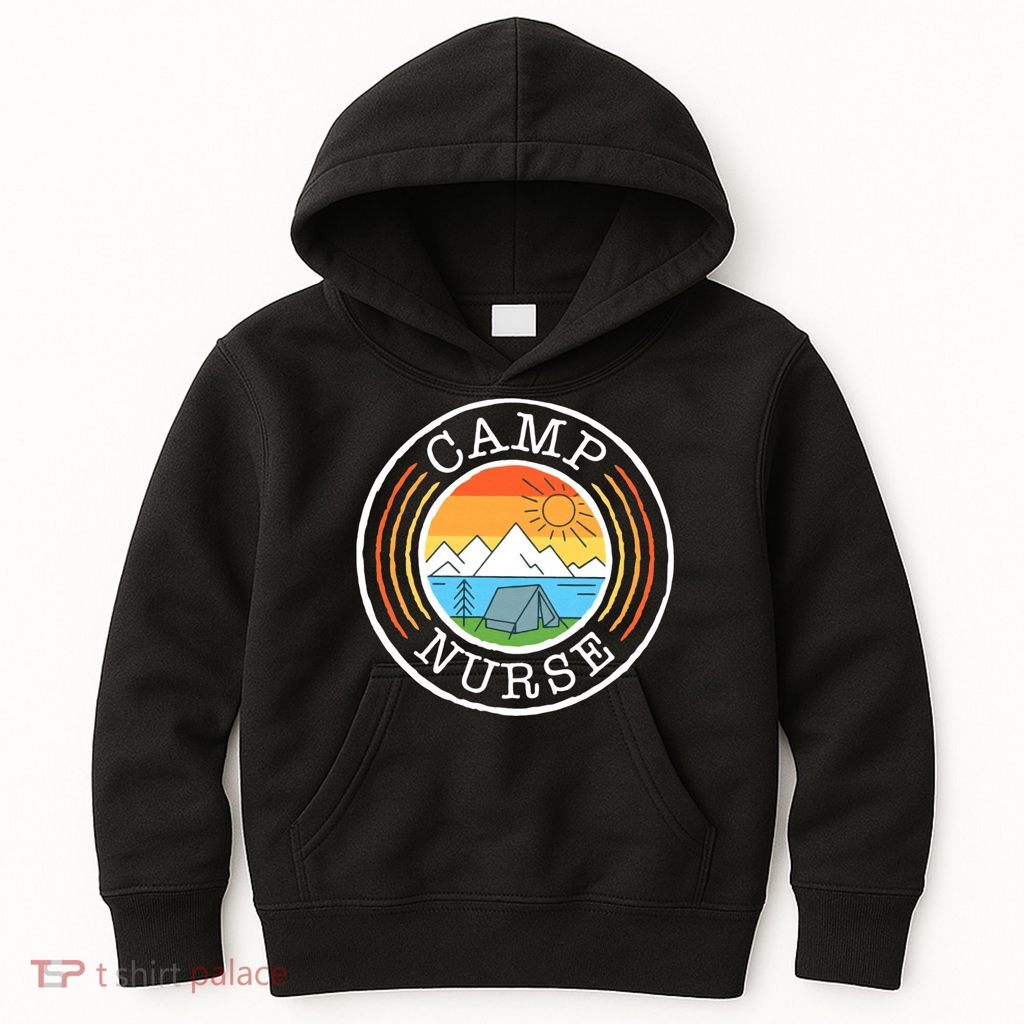 Funny Camp Nurses For Summer Camp Nurse Nursing Kids Hoodie
