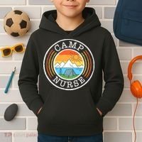 Funny Camp Nurses For Summer Camp Nurse Nursing Kids Hoodie thumb 2