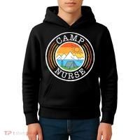 Funny Camp Nurses For Summer Camp Nurse Nursing Kids Hoodie thumb 4