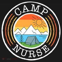 Funny Camp Nurses For Summer Camp Nurse Nursing Kids Long Sleeve Shirt thumb 2