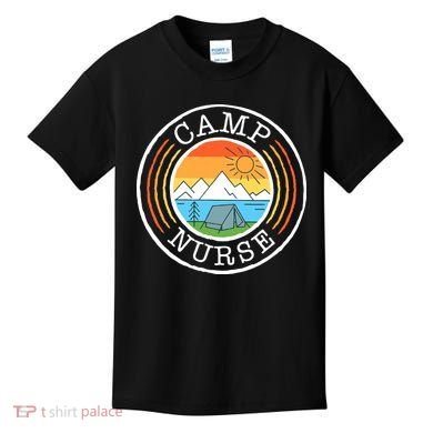 Funny Camp Nurses For Summer Camp Nurse Nursing Kids T-Shirt