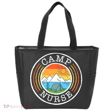 Funny Camp Nurses For Summer Camp Nurse Nursing Tote Bag
