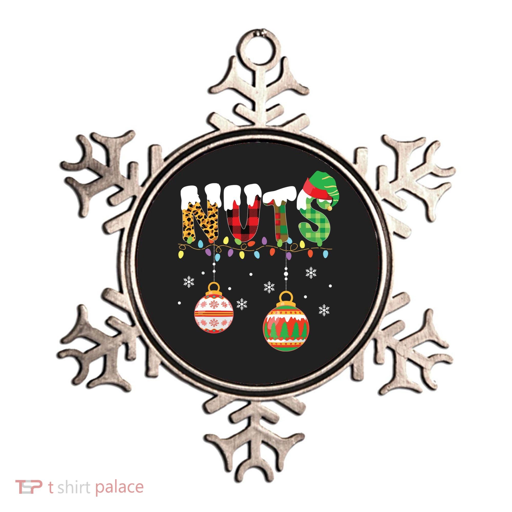 Funny Chest Nuts Couples Christmas Chestnuts Adult Ornament