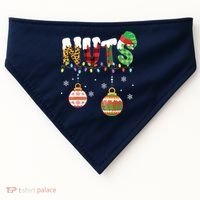 Funny Chest Nuts Couples Christmas Chestnuts Adult USA-Made Doggie Bandana thumb 0