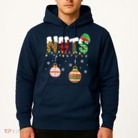 Funny Chest Nuts Couples Christmas Chestnuts Adult Hoodie thumb 2