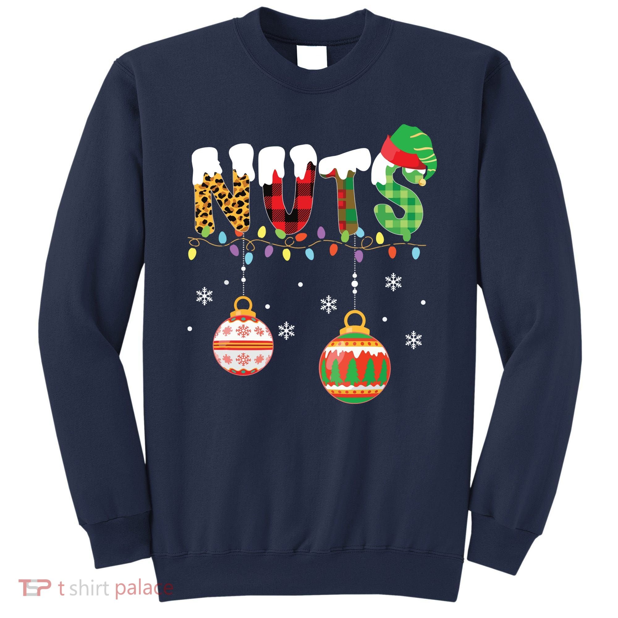 Funny Chest Nuts Couples Christmas Chestnuts Adult Sweatshirt