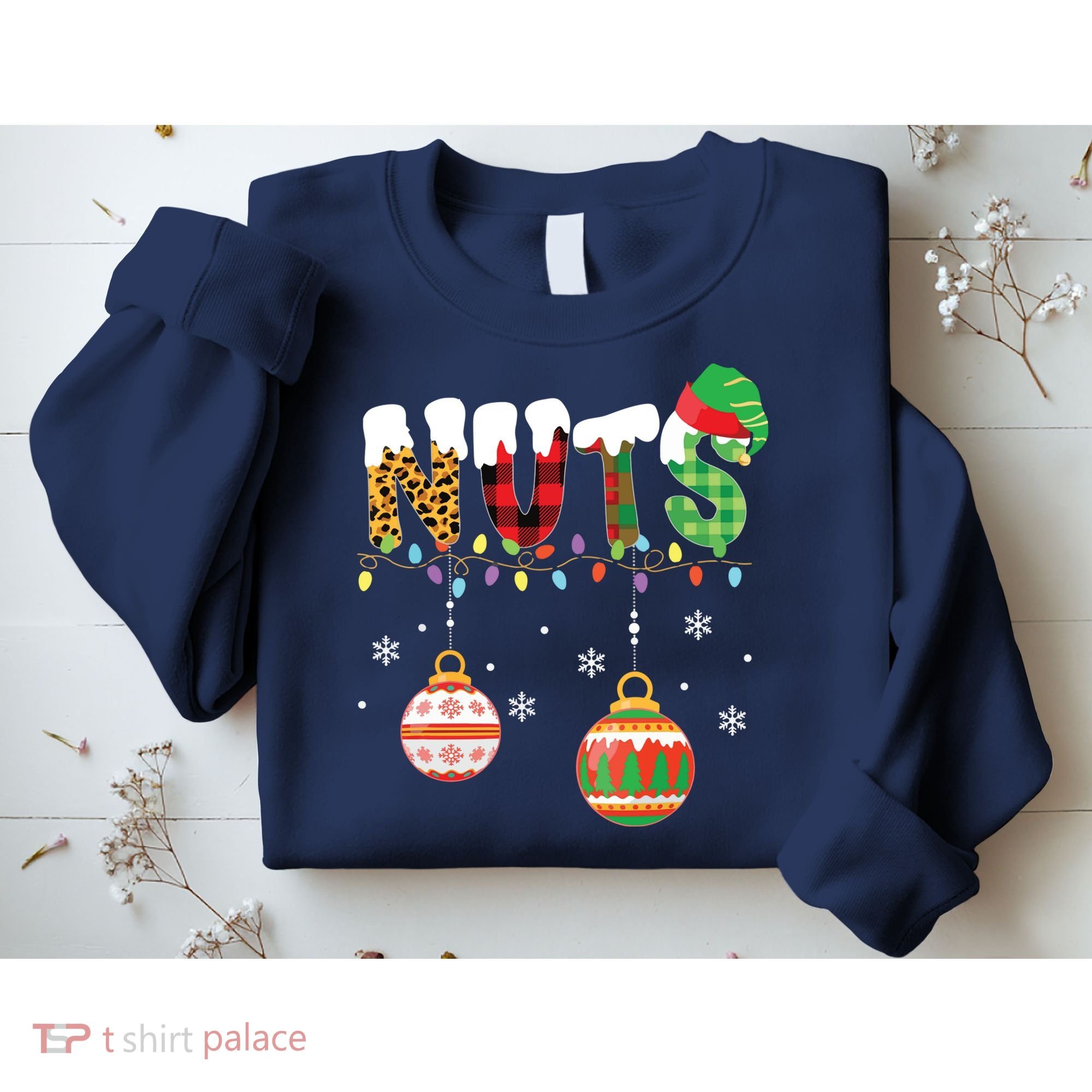 Funny Chest Nuts Couples Christmas Chestnuts Adult Sweatshirt