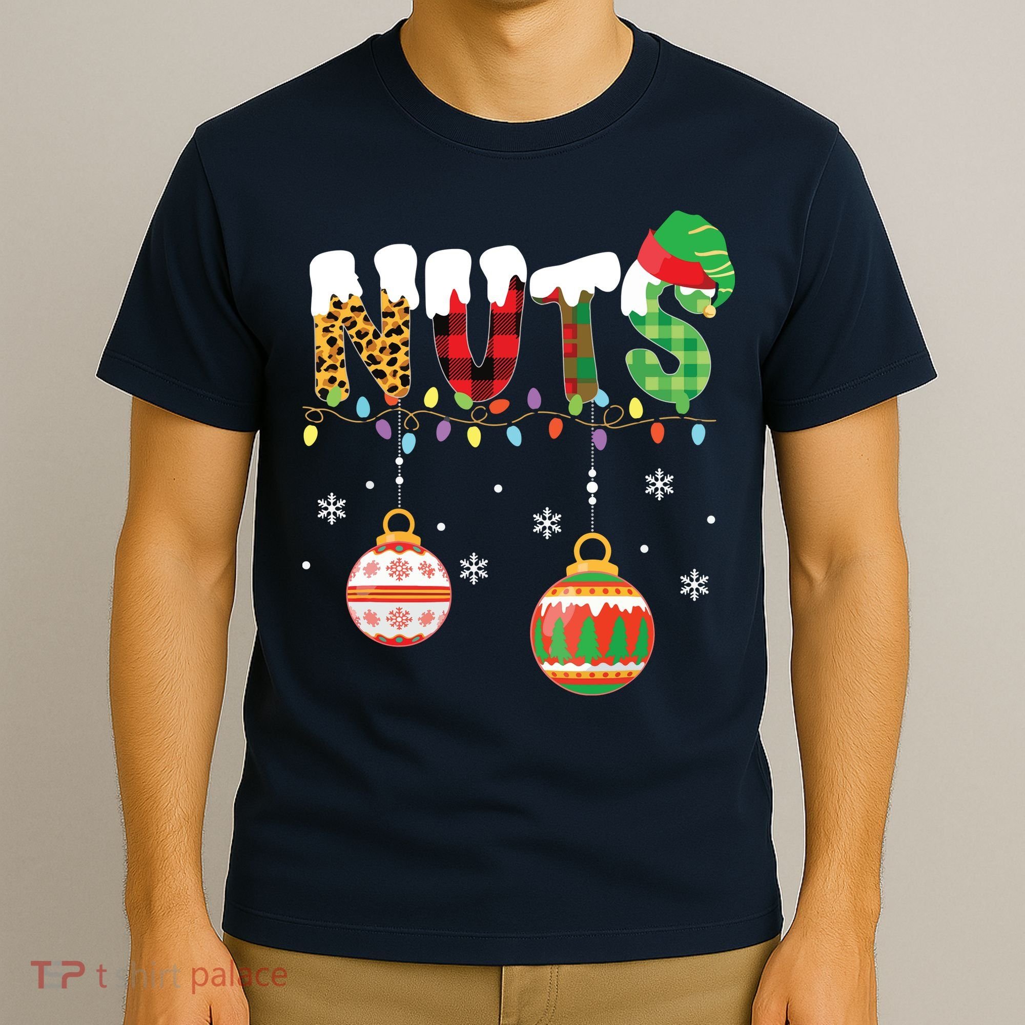 Funny Chest Nuts Couples Christmas Chestnuts Adult T-Shirt